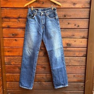Levi’s 501 Straight Leg Jeans Sz 27 90’s Style